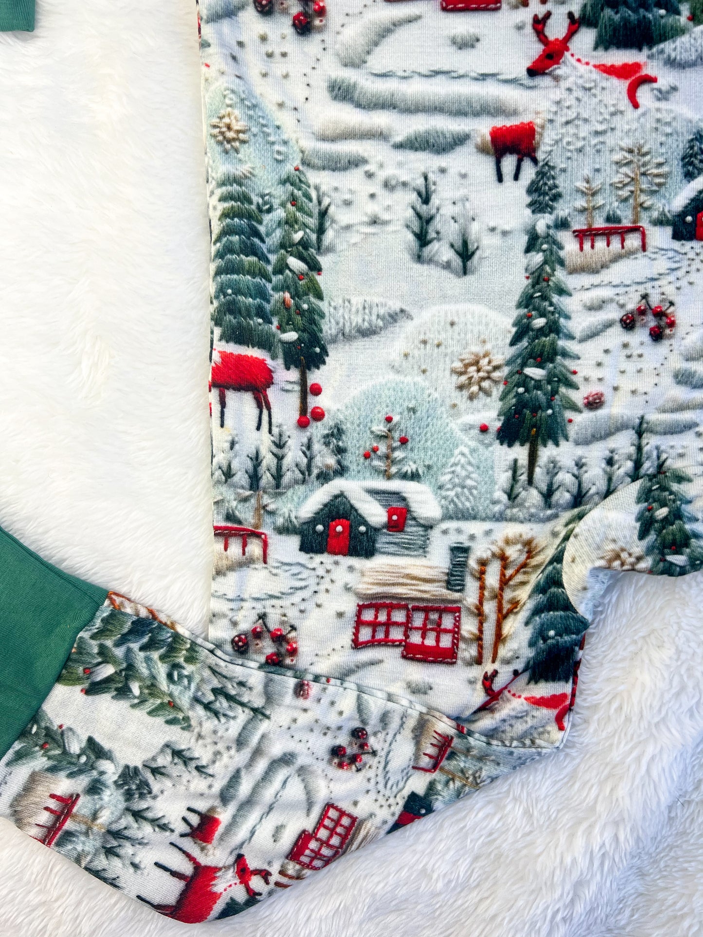 Winter Wonderland Bamboo Viscose Zip