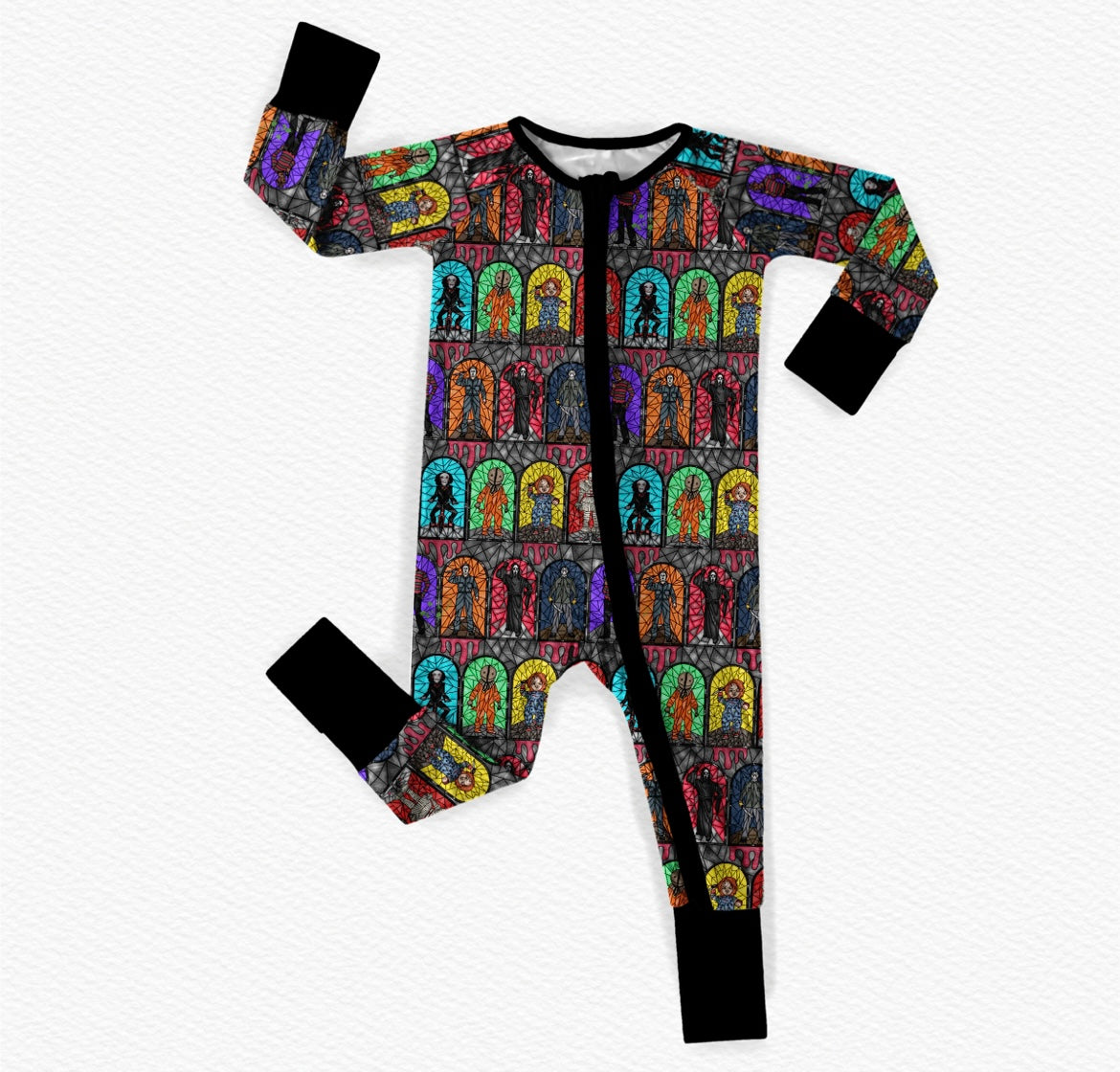 Stained Glass Horror Zip