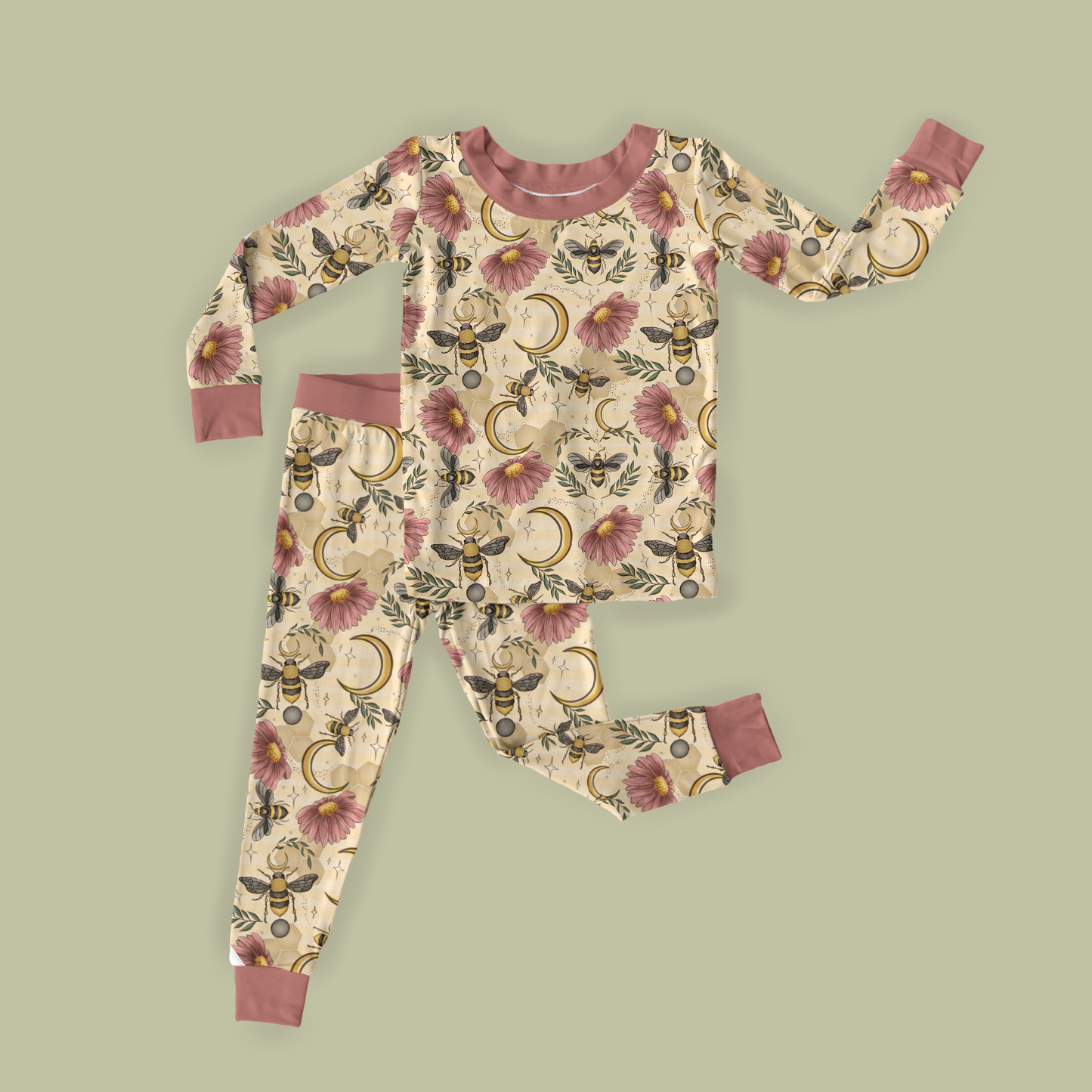 Bee & Blooms Two Piece Set