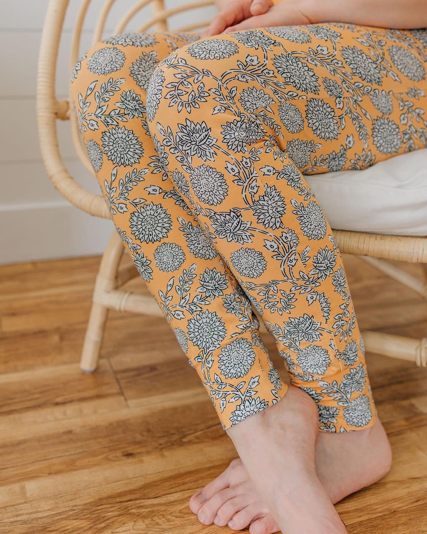 Sunwashed Floral Adult Jogger Pajama Pants