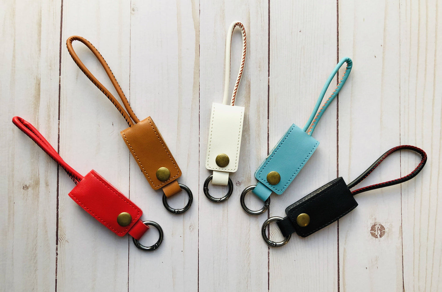 Key Chain with Micro USB Charging Cable