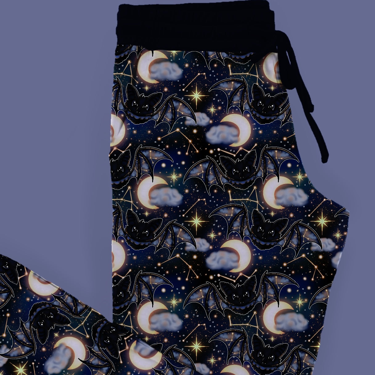 Bedtime Bats Adult Joggers