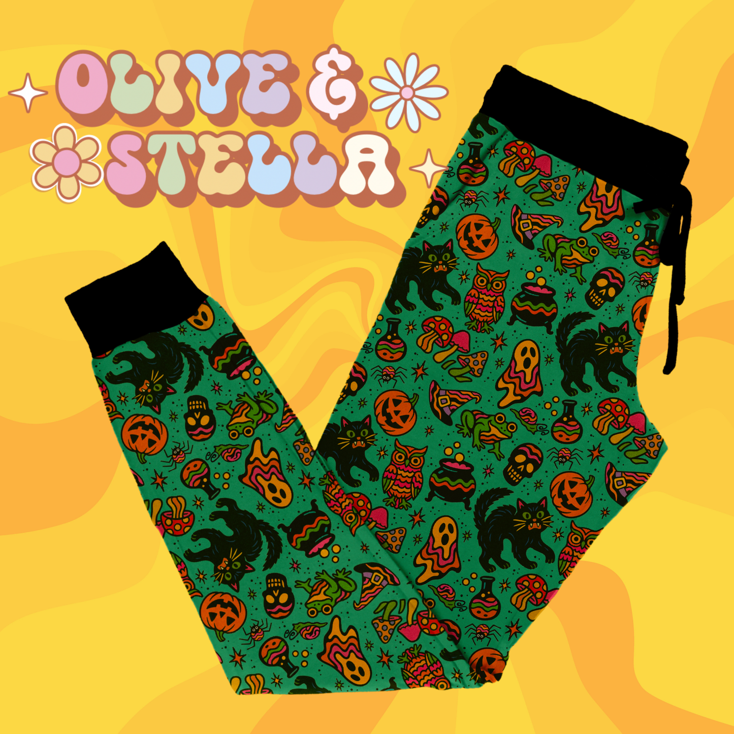 Trippy Halloween Adult Joggers