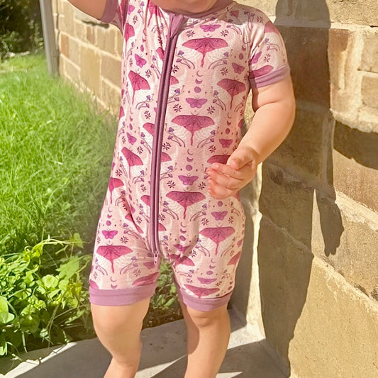 Luna Mauves Shortie Romper