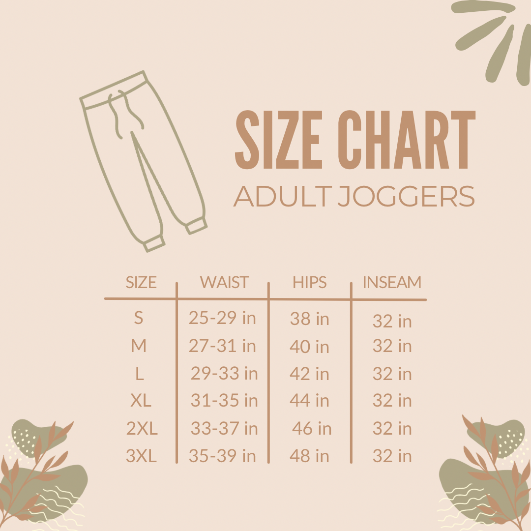 Ghosted Adult Joggers